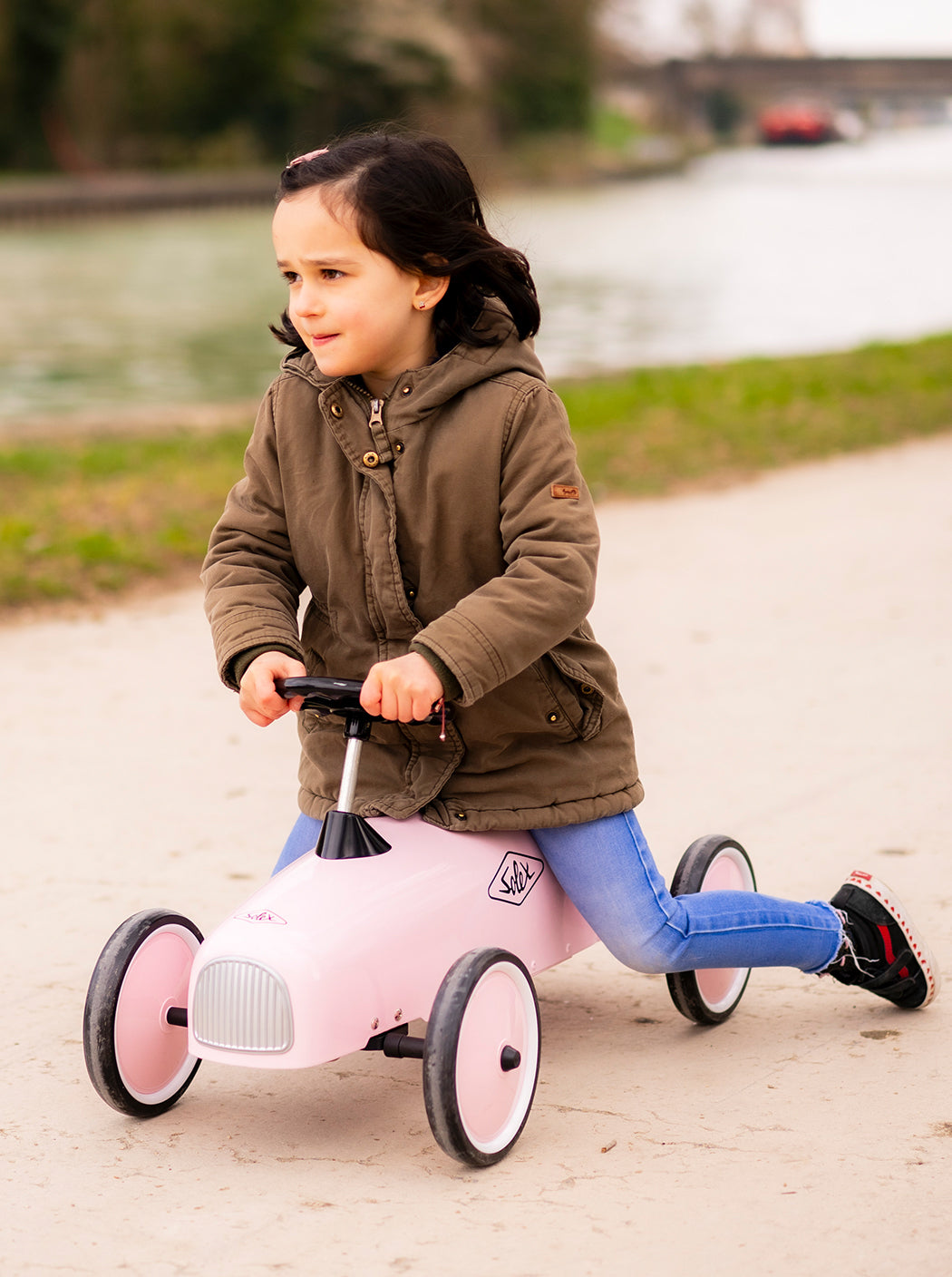 Le P'tit Solex - Trotteur enfant rose