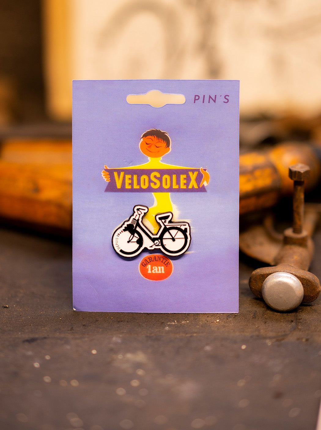 Pin’s Solex « Depuis 1946 »