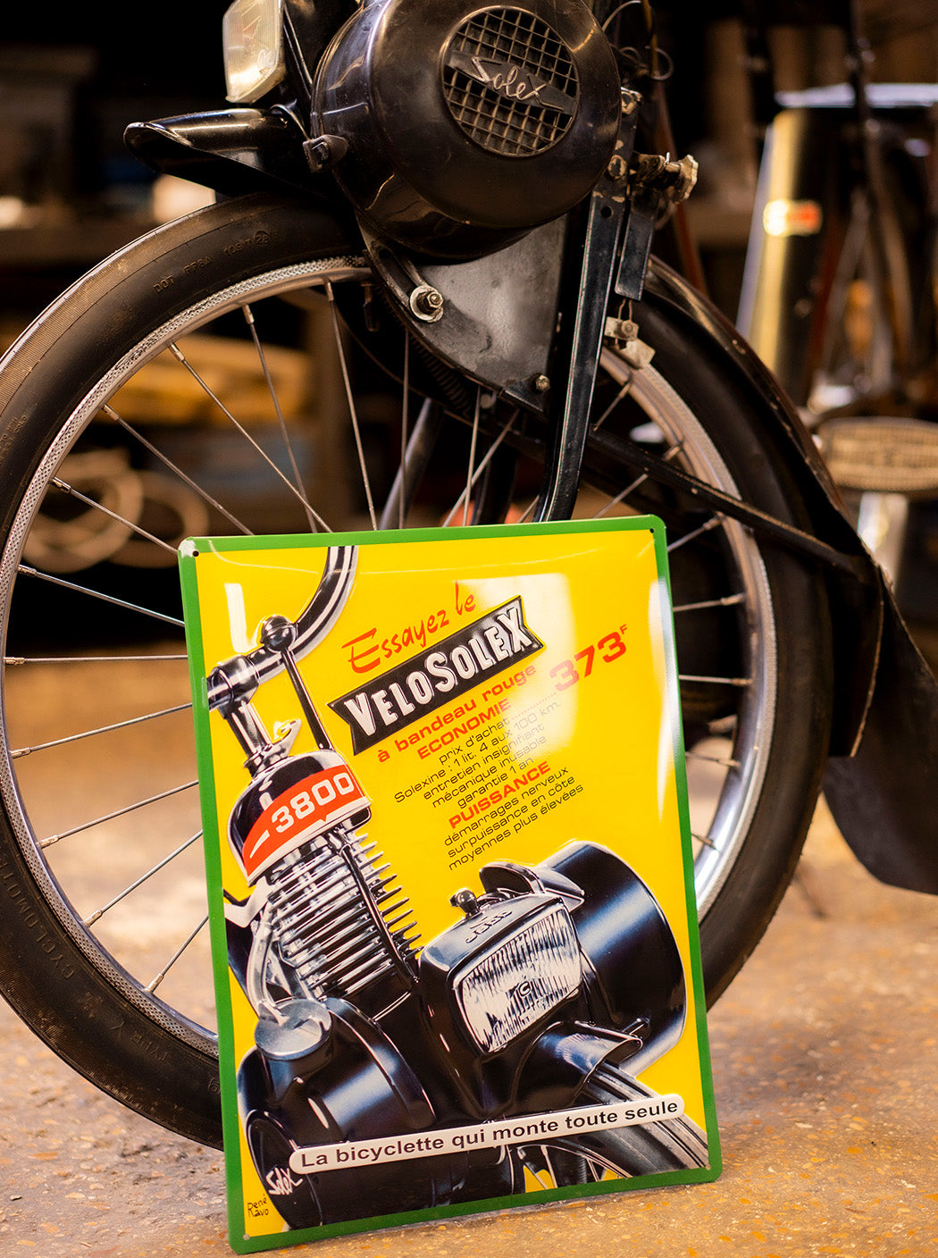 Plaque « Essayez le VeloSoleX »